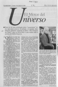 El motor del universo  [artículo] Yenny Cáceres.