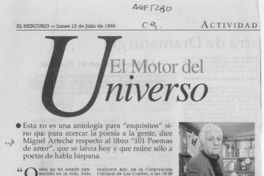 El motor del universo  [artículo] Yenny Cáceres.
