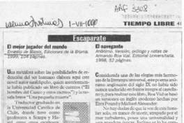 El mejor jugador del mundo  [artículo].