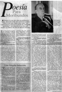 Poesía para moribundos