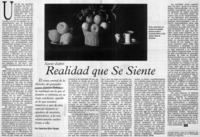 Realidad que se siente