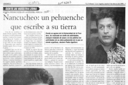 Ñancucheo, un pehuenche que escribe a su tierra