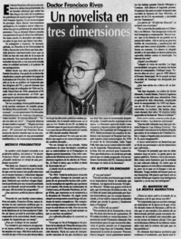 Un novelista en tres dimensiones