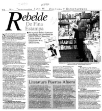 Rebelde de fina estampa  [artículo].