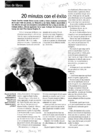 20 minutos con el éxito  [artículo] Daniel Trujillo R.