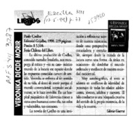 Verónika decide morir  [artículo] Gloria Guerra.