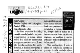 Verónika decide morir  [artículo] Gloria Guerra.