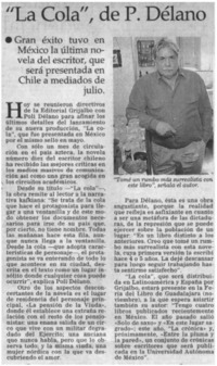 "La cola", de P. Délano