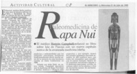 Paleomedicina de Rapa Nui  [artículo].
