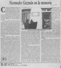 Nicomedes Guzmán en la memoria  [artículo].