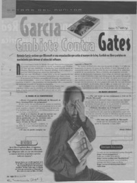 García embiste contra Gates  [artículo] Alexis Jéldrez.
