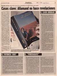 Casos clave, Allamand no hace revelaciones