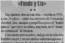 "Fando y Lis"
