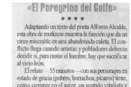 El peregrino del Golfo  [artículo] Pedro Labra.