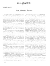 Una primavera dolorosa