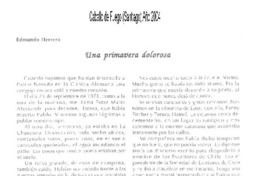 Una primavera dolorosa