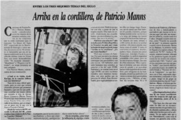 Arriba en la cordillera, de Patricio Manns