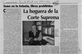 La hoguera de la corte suprema  [artículo] Roberto Ortiz.