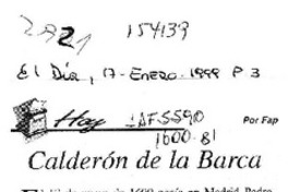 Calderón de la Barca
