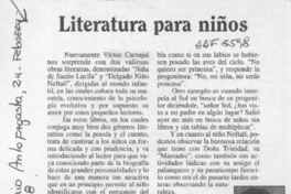 Literatura para niños
