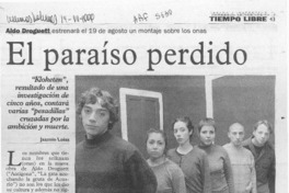 El paraíso perdido  [artículo] Jazmín Lolas.