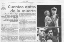 Cuentos antes de la muerte  [artículo] Marcela de Pablo.