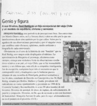 Genio y figura  [artículo] T. Ch.