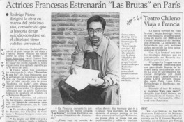 Actrices francesas estrenarán "Las brutas" en París  [artículo].