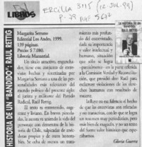 Historia de un "Bandido". Raúl Rettig  [artículo] Gloria Guerra.