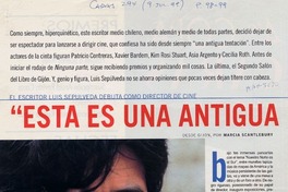 "Esta es una antigua tentación"  [artículo] Marcia Scantlebury.