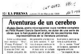 Aventuras de un cerebro  [artículo] María Cristina Aliaga Luna.