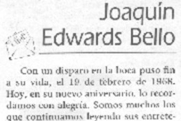 Joaquín Edwards Bello