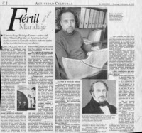 Fértil maridaje  [artículo] Víctor M. Mandujano.