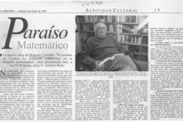 Paraíso matemático  [artículo].