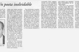 Un poeta inolvidable  [artículo] Jonás.