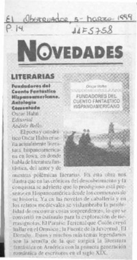 Novedades  [artículo]