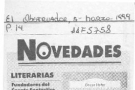 Novedades  [artículo]