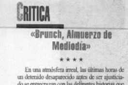 Crítica  [artículo] Pedro Labra.