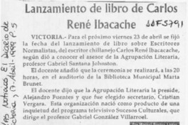 Lanzamiento de libro de Carlos René Ibacache