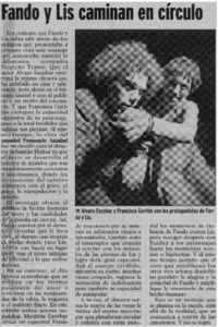 Fando y Lis caminan en círculo