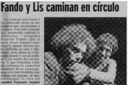 Fando y Lis caminan en círculo