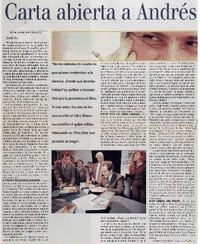 Carta abierta a Andrés Allamand