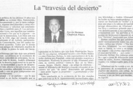 La "travesía del desierto"