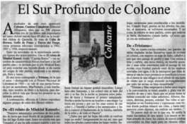 El sur profundo de Coloane