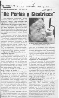 "De perlas y cicatrices"  [artículo].