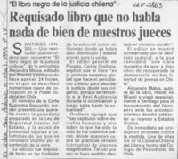 Requisado libro que no habla nada de bien de nuestros jueces  [artículo].