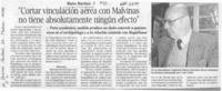 "Cortar vinculación aérea con Malvinas no tiene absolutamente ningún efecto"  [artículo].