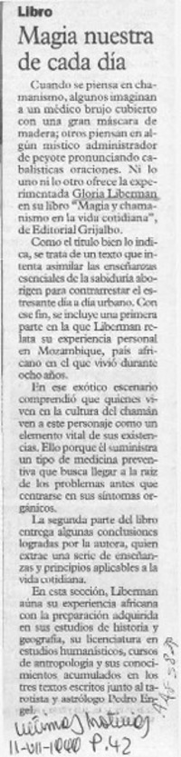 Magia nuestra de cada día