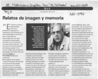 Relatos de imagen y memoria