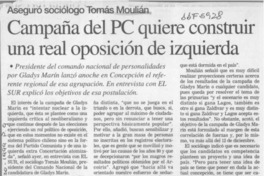 Campaña del PC quiere construir una real oposición de izquierda  [artículo].
